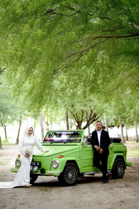 Foto sampul undangan Rizky & Atika