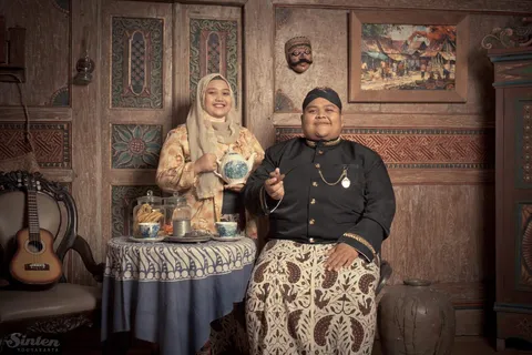 Foto sampul undangan Pras & Valen