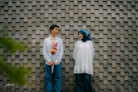 Foto sampul undangan Hanifah & Taufiq