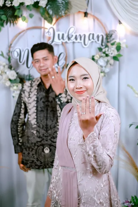 Foto sampul undangan Nurul & Lukman