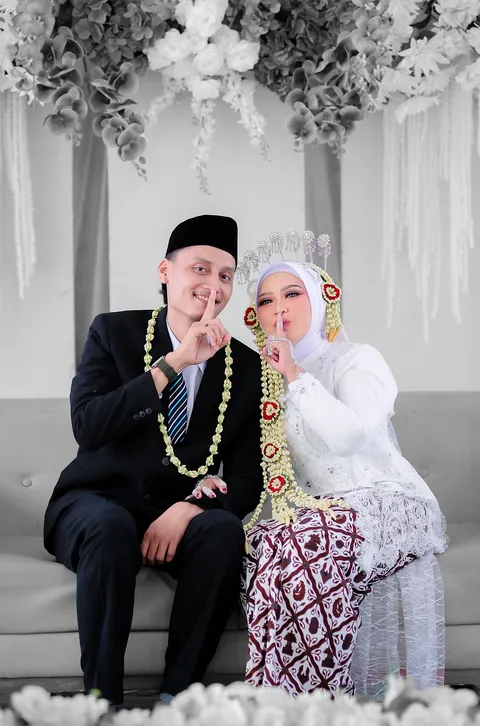 Foto sampul undangan Rama & Eni