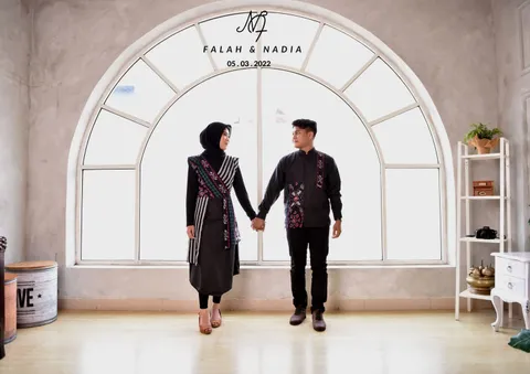 Foto sampul undangan Falah & Nadia