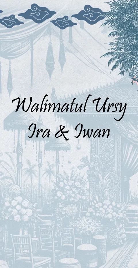Foto sampul undangan Iwan & Ira