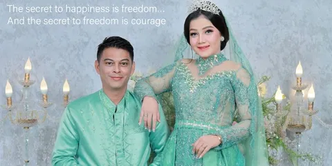 Foto sampul undangan Ochie & Pipi
