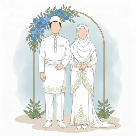 Foto sampul undangan Gilang & Gita