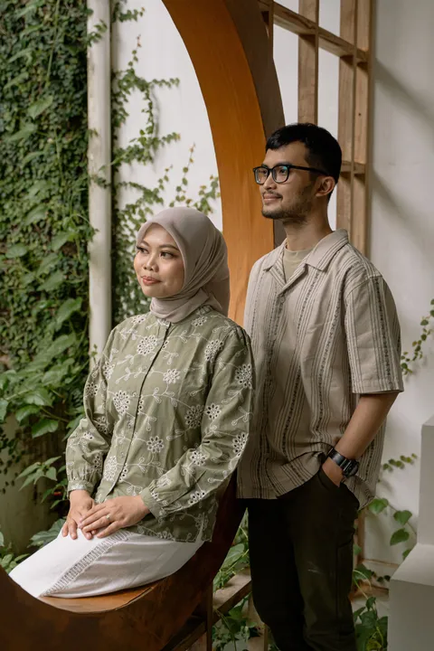 Foto sampul undangan Habibie & Mega