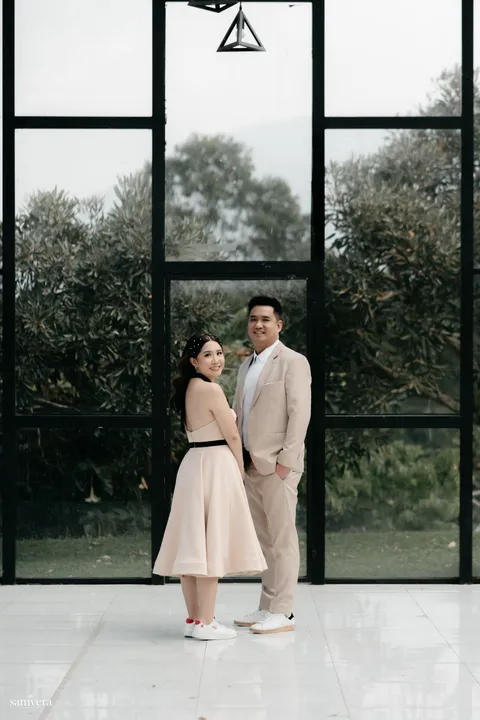 Foto sampul undangan Catherine & Rey