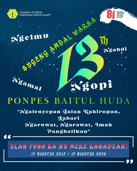 Foto sampul undangan Pondok Pesantren Baitul Huda