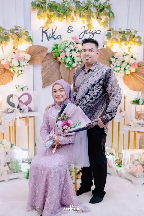 Foto sampul undangan Rika & Jaya