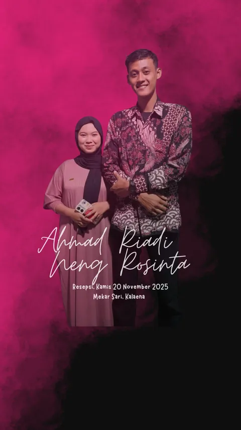Foto sampul undangan Ita & Riadi