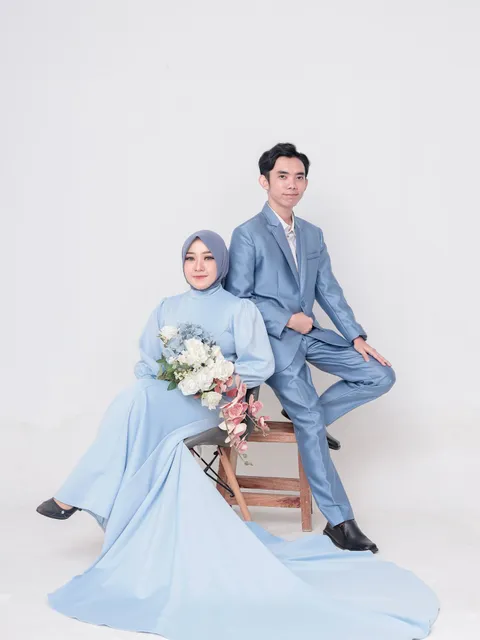 Foto sampul undangan Rizky & Listy