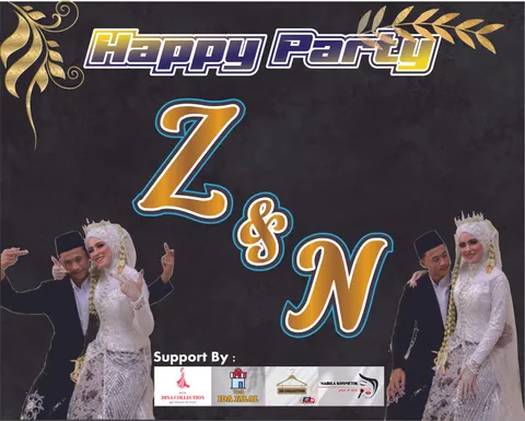 Foto sampul undangan Nabila & Zidan