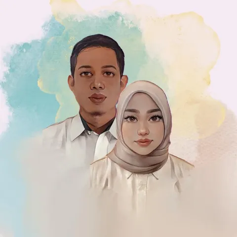 Foto sampul undangan Rizal & Margie