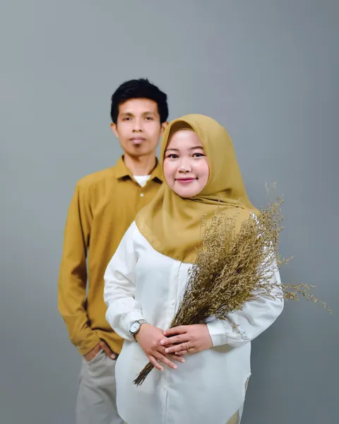 Foto sampul undangan Nima & Uku
