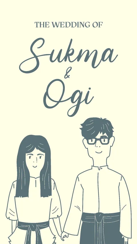 Foto sampul undangan Ogi & Sukma