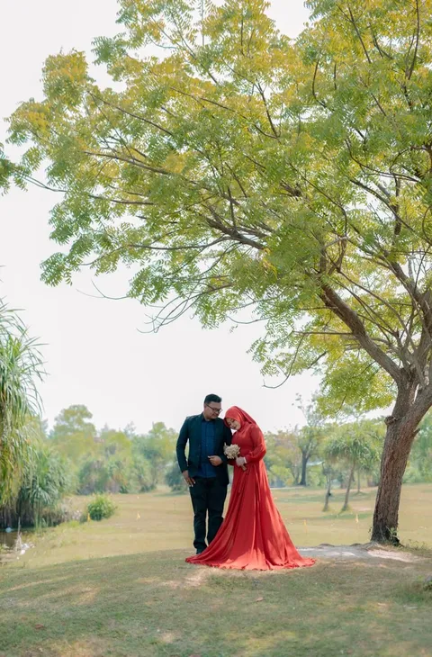 Foto sampul undangan Silvia & Afif