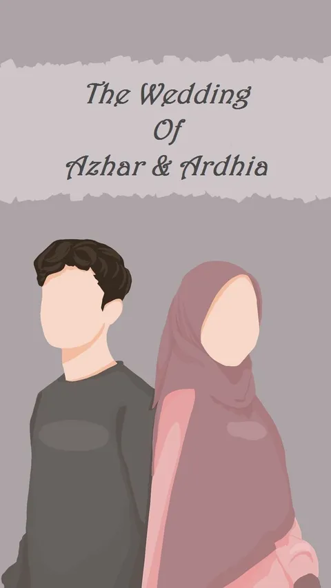 Foto sampul undangan Azhar & Ardhia