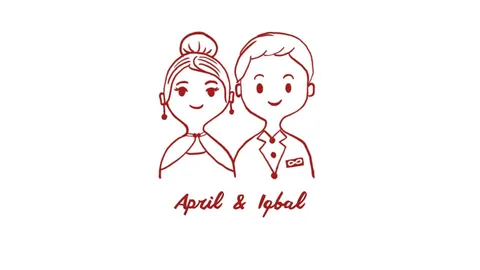 Foto sampul undangan Iqbal & April