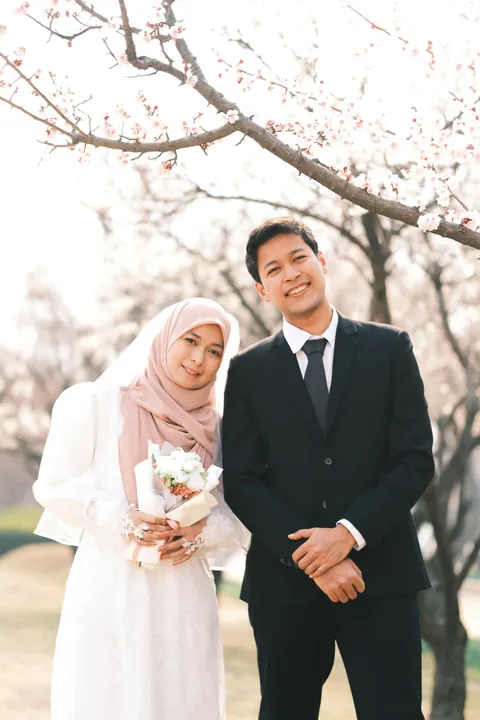 Foto sampul undangan Husein & Rahma
