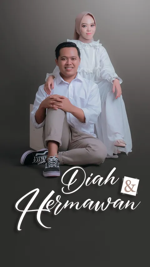 Foto sampul undangan Hermawan & Diah