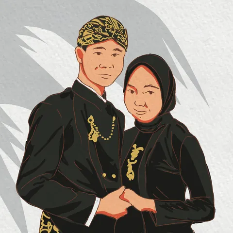 Foto sampul undangan Akhmad & Laras