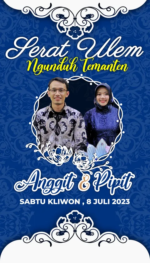 Foto sampul undangan Syifa & Ali