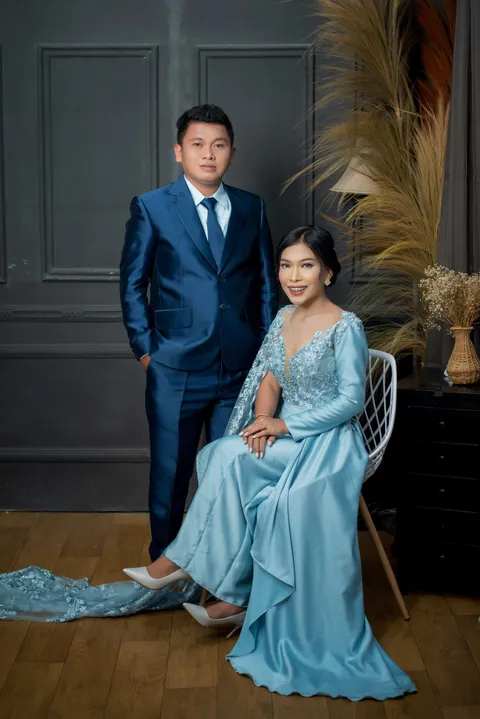 Foto sampul undangan Mega & Fian